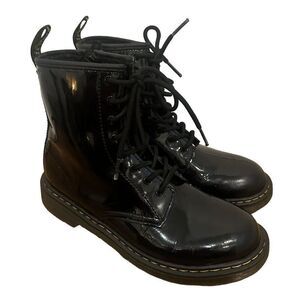Dr. Martens Women's 1460 Black Patent Leather Boots Size 6